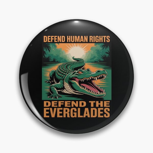 Item preview, Made in US Alligator Alcatraz Defend Human Rights Defend Everglades  designed and sold by MarryIsMonth.