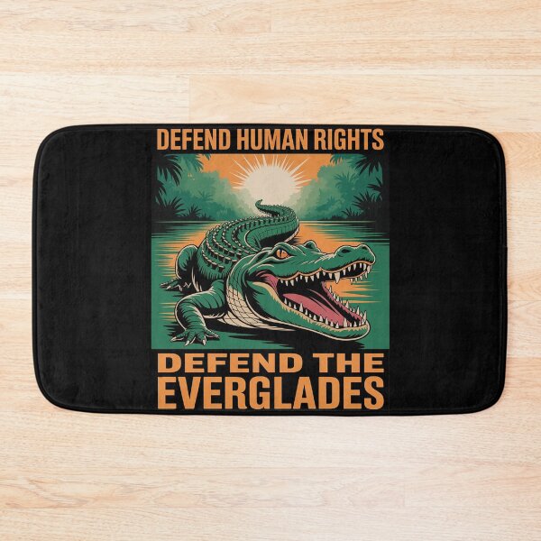 Item preview, Made in US Alligator Alcatraz Defend Human Rights Defend Everglades  designed and sold by MarryIsMonth.
