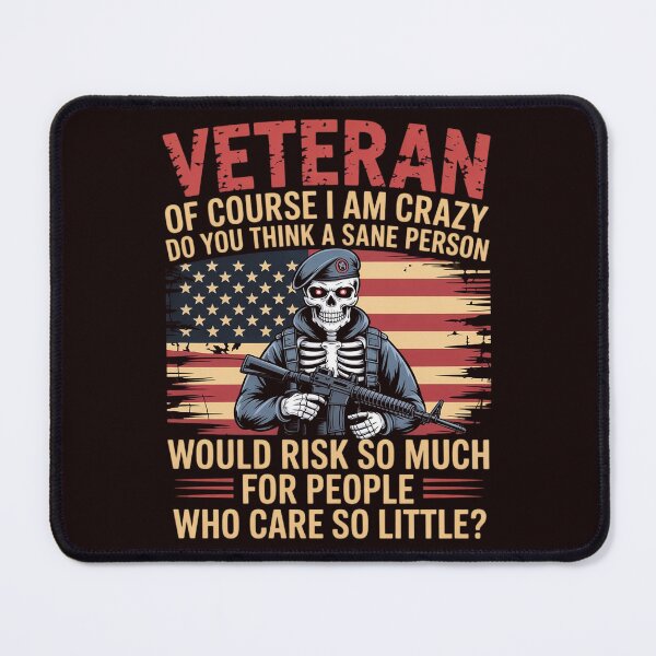 Item preview, Veteran Of Course I Am Crazy Do You Think A Sane Person designed and sold by hettingerchaim.