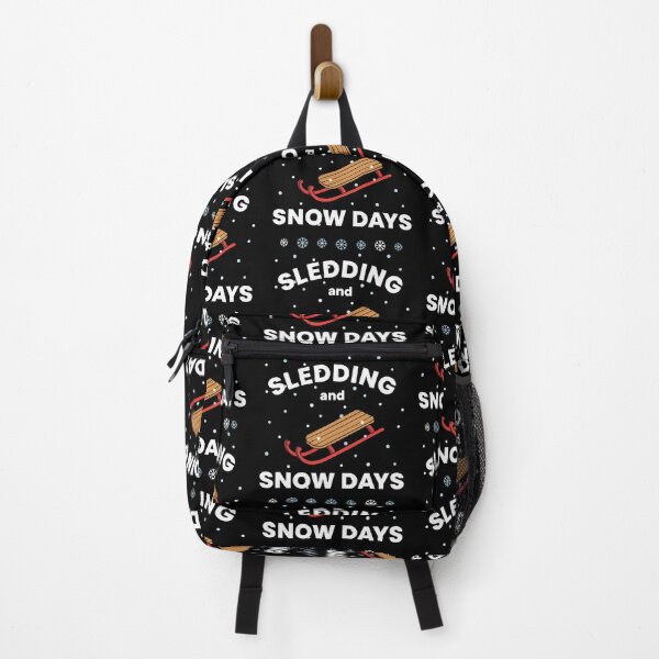 Item preview, Sledding and Snow Days Winter Illustration designed and sold by graphicnew.