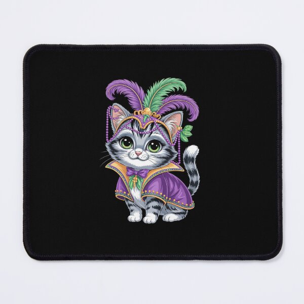 Item preview, Mardi Gras Cat Men Women Kids designed and sold by Rrettgison.
