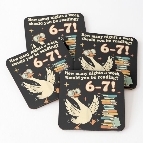Item preview, Funny Goose Reading How Many Nights a Week Should You Read designed and sold by Nannythenimfa.