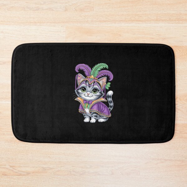Item preview, Mardi Gras Cat Men Women Kids designed and sold by Rrettgison.
