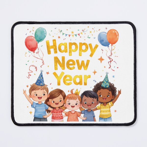 Item preview, Cheerful children with candies and balloons in adorable cartoon vector illustration designed and sold by PWDigitalArt.