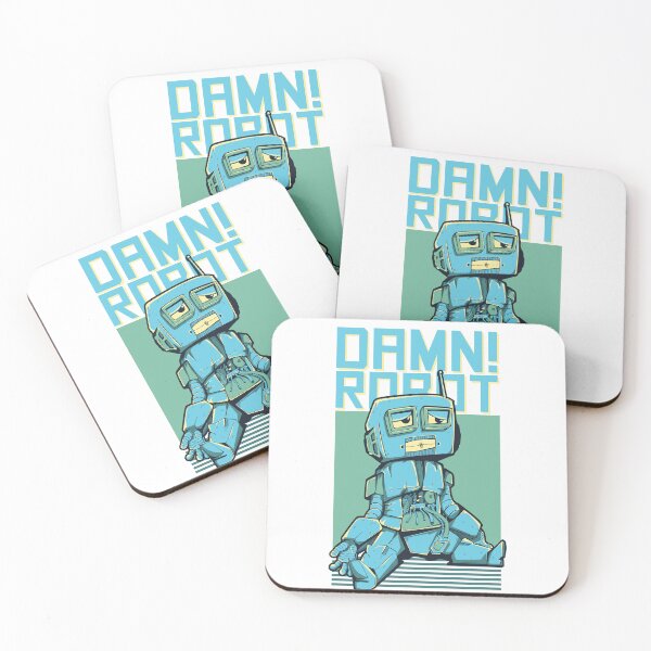 Item preview, Damn Robot designed and sold by ElementCraftLab.