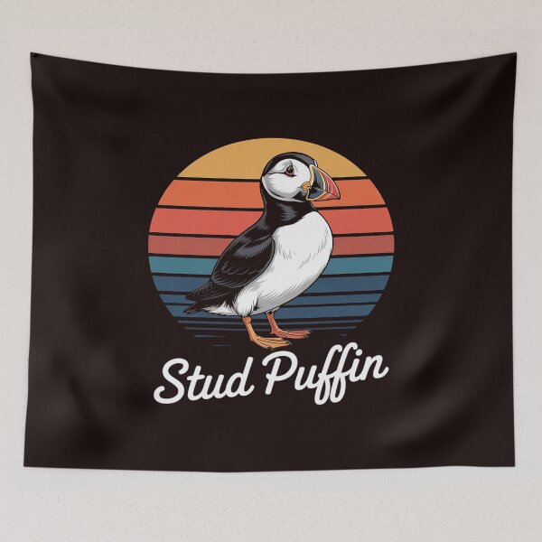 Item preview, Stud Puffin Animal Lovers designed and sold by hettingerchaim.