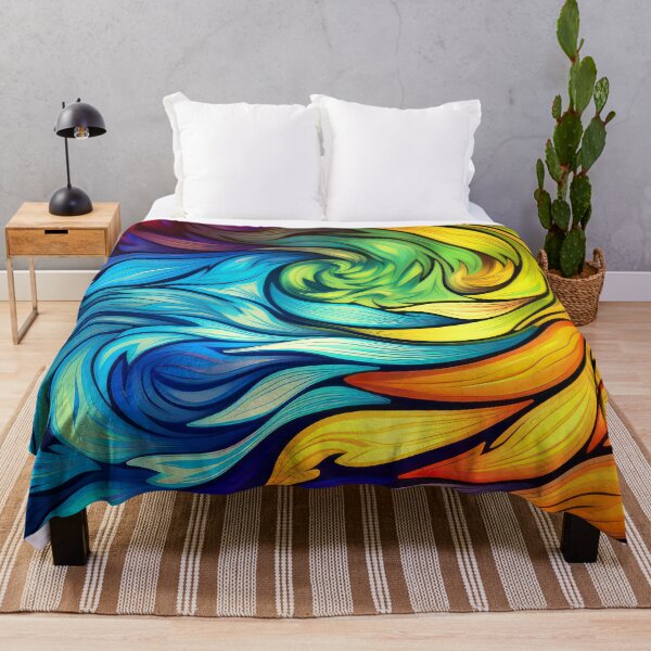 Item preview, Vibrant Contemporary Colorful Swirls Modern Abstract Designs designed and sold by DEC02.