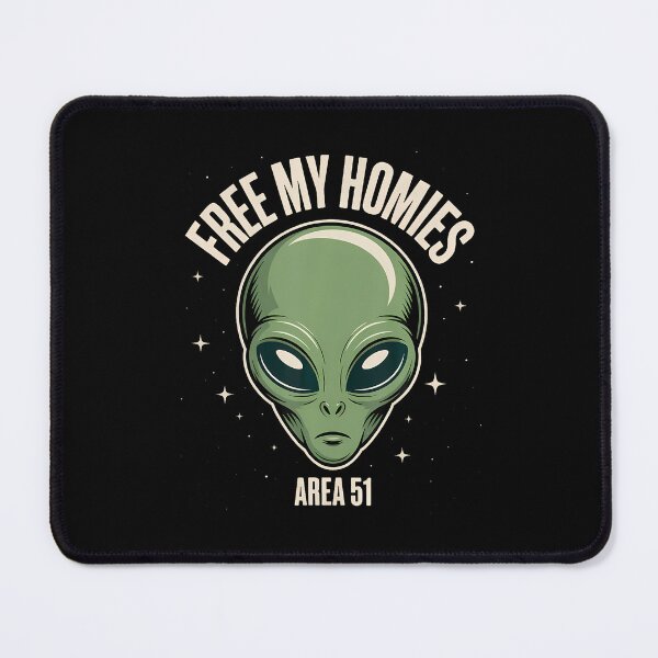Item preview, Free My Homies Area 51 Funny Alien Ufo Boys Kids Men Women designed and sold by ConnieDora.