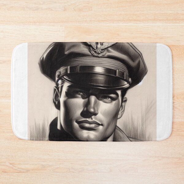 Item preview, Limited Edition Maverick: Leather Lust Gay Leather Wallart Military Daddy Graphic Design designed and sold by ItsAKinkThing.