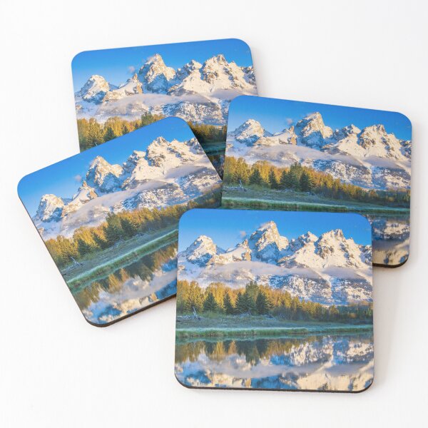 Item preview, Beautiful Mountainscape and Lake with Blue Sky Reflection designed and sold by Ataqhin.