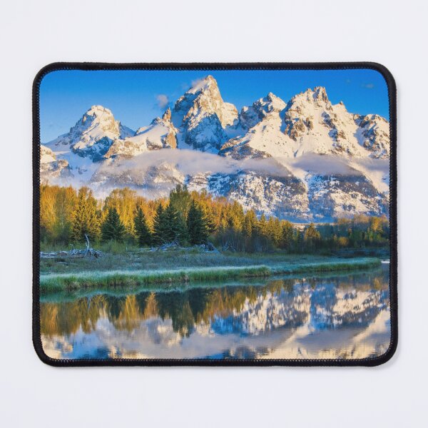 Item preview, Beautiful Mountainscape and Lake with Blue Sky Reflection designed and sold by Ataqhin.