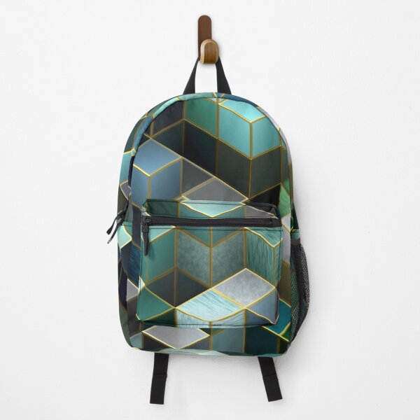 Item preview, Cubes in Blue designed and sold by MoodyMuseArt.