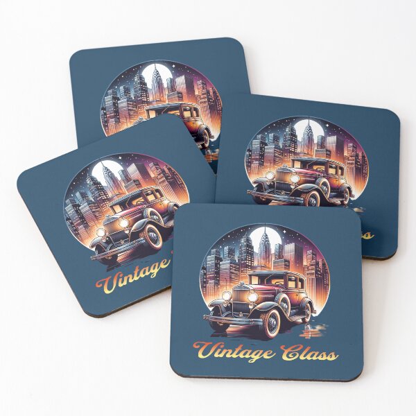 Item preview, Vintage Class Classic Cars designed and sold by Sachie's Studio.