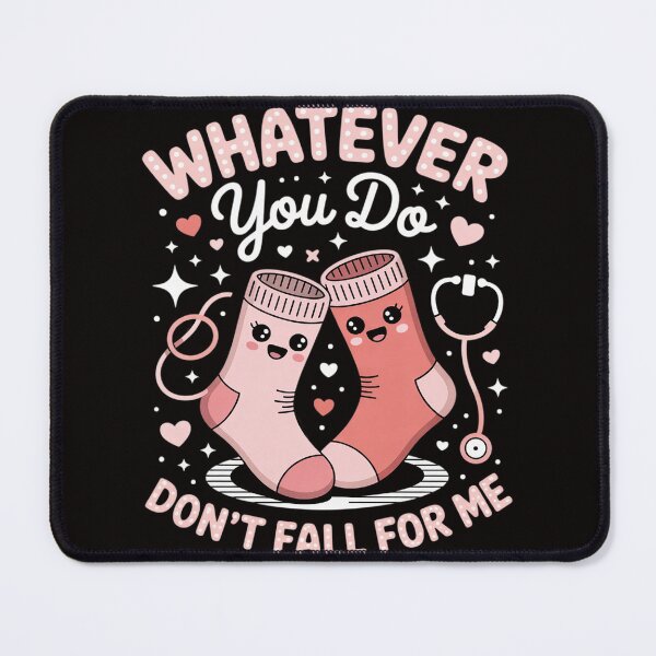Item preview, Valentine Whatever You Do Don't Fall For Me RN PCT CNA Nurse designed and sold by silladive.