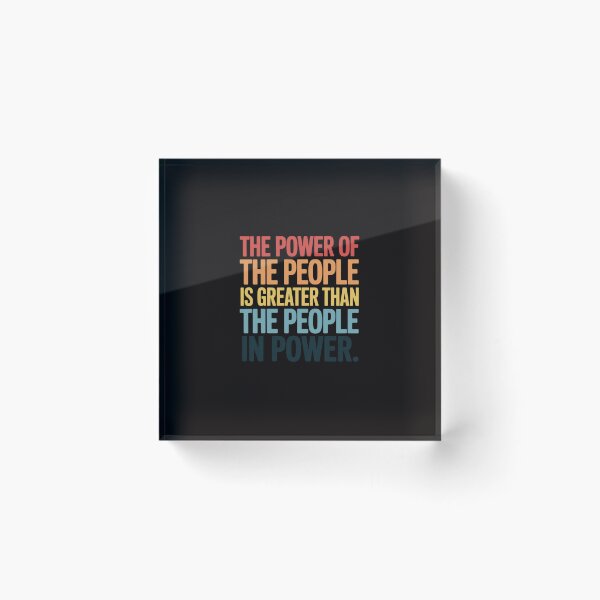 Item preview, The Power Of The People Is Greater Resist Protest Resistance designed and sold by silladive.