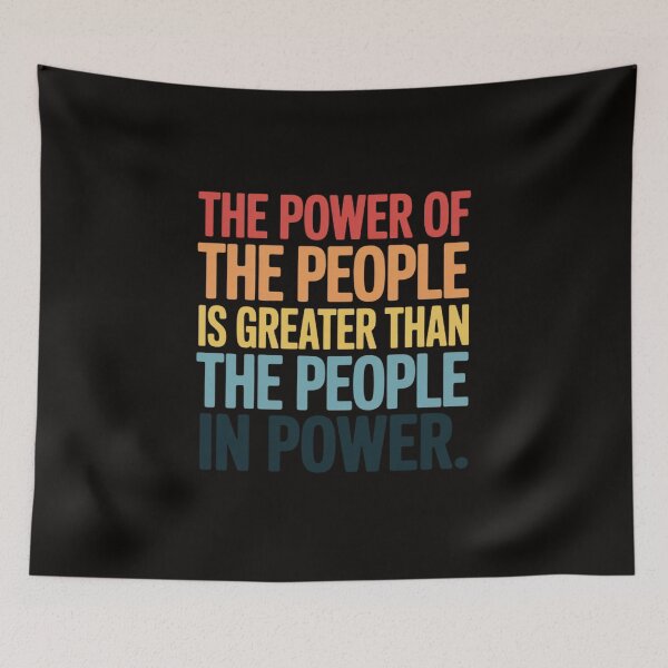 Item preview, The Power Of The People Is Greater Resist Protest Resistance designed and sold by silladive.