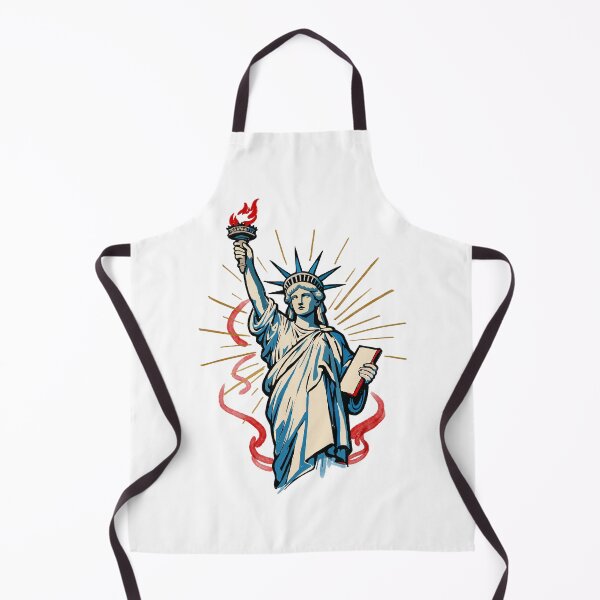 Item preview, Watercolor Hand-Drawn Liberty designed and sold by SugarCore.