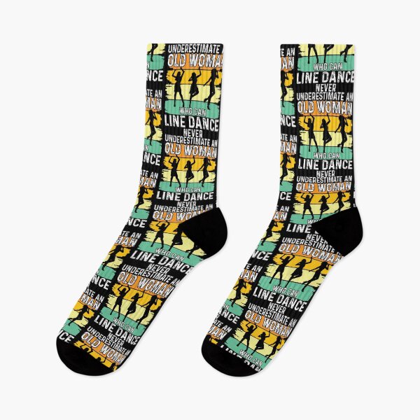 Item preview, Never Underestimate An Old Woman Who Can Line Dance designed and sold by EstherDiane.