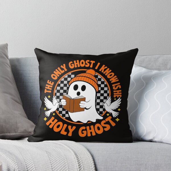 Item preview, The Only Ghost I Know Is The Holy Ghost Halloween Boo Bible designed and sold by silladive.