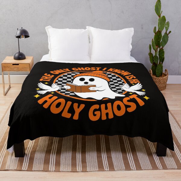Item preview, The Only Ghost I Know Is The Holy Ghost Halloween Boo Bible designed and sold by silladive.
