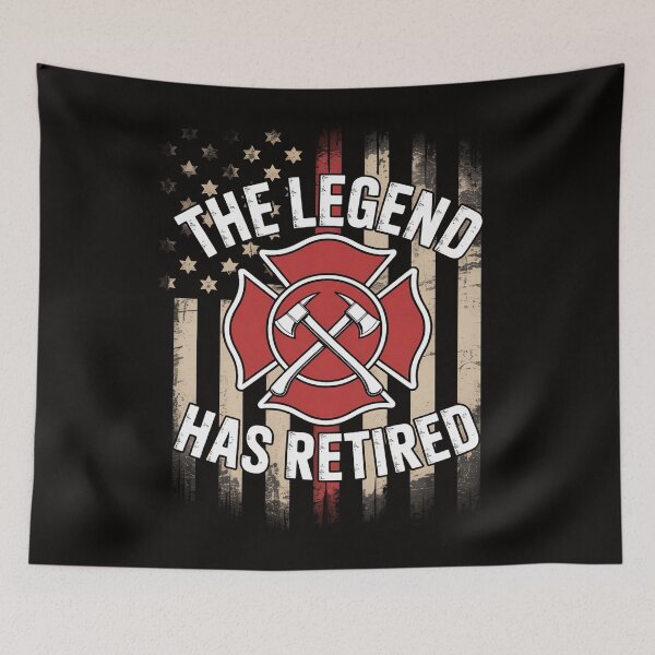 Item preview, The Legend Has Retired Firefighter Retirement Party Gift designed and sold by silladive.