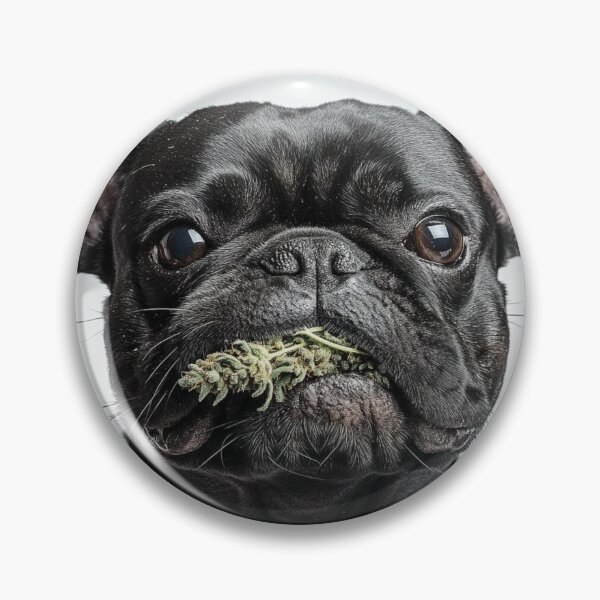 Item preview, "Sativa Barkbyte: Glitch Pup vs. The Munchiverse" designed and sold by Print Fiction.