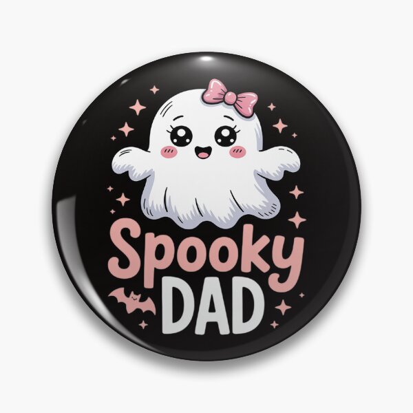 Item preview, Spooky Dad Family Cute Pink White Ghost Boo Halloween designed and sold by silladive.