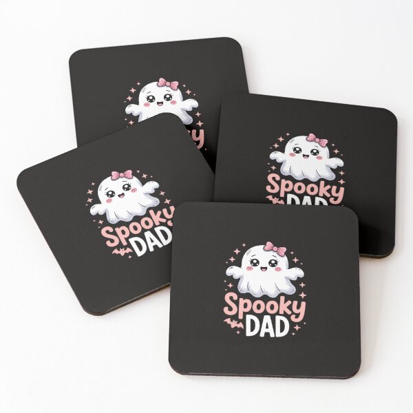 Item preview, Spooky Dad Family Cute Pink White Ghost Boo Halloween designed and sold by silladive.