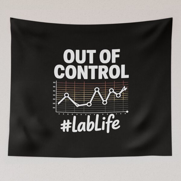 Item preview, Scientist Chemistry Lover Lab Tech QC Chart Out Of Control designed and sold by silladive.