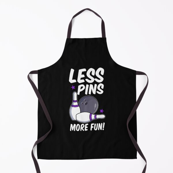 Item preview, Less Pins More Fun  Duckpin Bowling Bowling Pins Bowler designed and sold by EstherDiane.