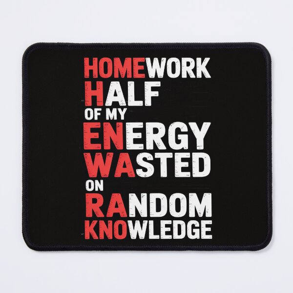 Item preview, School Homework For Kids Teens Gift designed and sold by BotboutiquePre.
