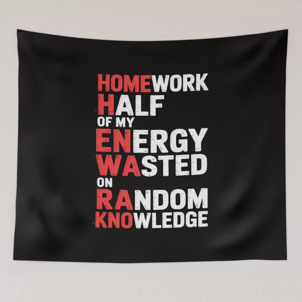 Item preview, School Homework For Kids Teens Gift designed and sold by BotboutiquePre.
