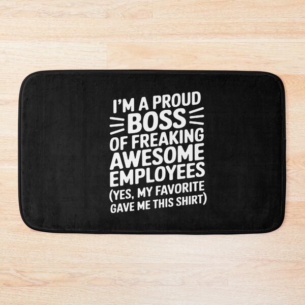 Item preview, Funny Boss - I'm A Proud Boss Of Freaking Awesome... designed and sold by VladimiaPutin.