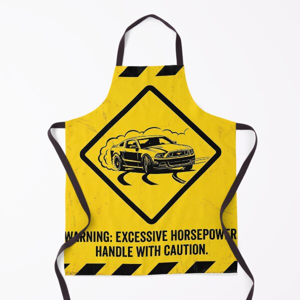 Item preview, Exessive Horsepower Warning designed and sold by Ctrl+Alt+Dab.
