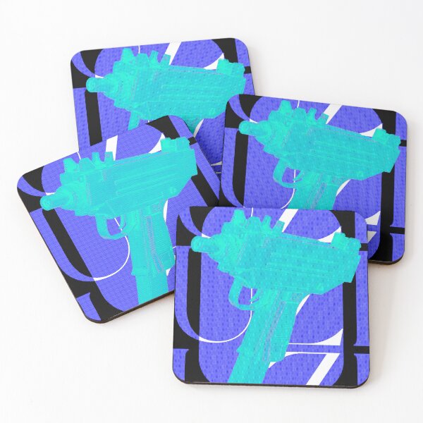 Item preview, Ice Cold Blue UZI - Frozen Chrome Streetwear Aesthetic designed and sold by Geniuzjam.