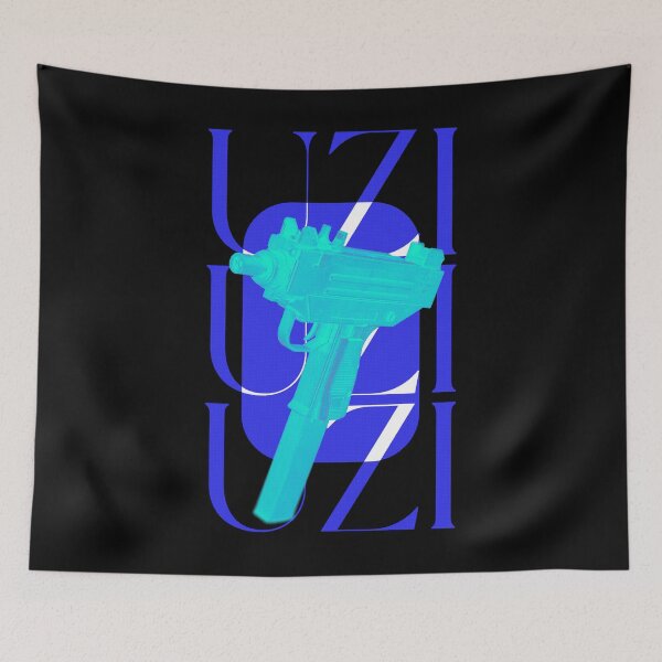 Item preview, Ice Cold Blue UZI - Frozen Chrome Streetwear Aesthetic designed and sold by Geniuzjam.