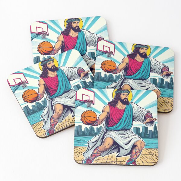 Item preview, “Skywalk Sermon: Jesús Breaks Ankles & Bread” designed and sold by Print Fiction.