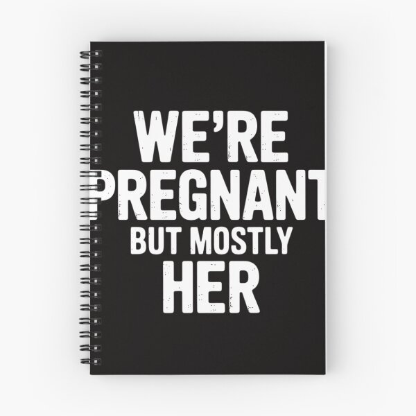 Item preview, We're Pregnant But Mostly Her Pregnancy Announcement designed and sold by BotboutiquePre.