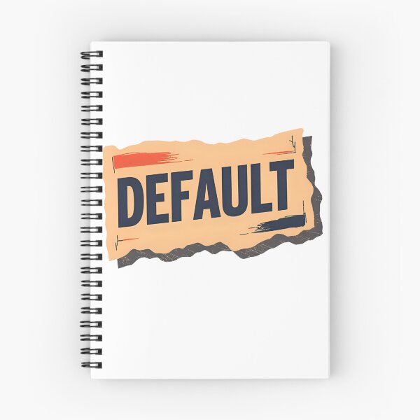 Item preview, Default Label Stamp With Distressed Edge On Black Background – Vintage, Bold Typography designed and sold by KanDa-Shop.
