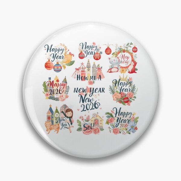Item preview, modern set of happy new year 2026 with typography number logo. 2026 new year celebration. 2026 logo. new year 2026 number logo set Vector illustration designed and sold by PWDigitalArt.