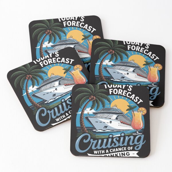 Item preview, Today's Forecast Cruising with a Chance of Drinking Cruise designed and sold by BotboutiquePre.
