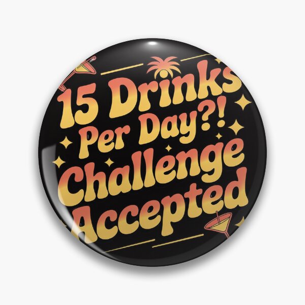 Item preview, The Vacation Station Drink Package Challenge Accepted Black designed and sold by BotboutiquePre.