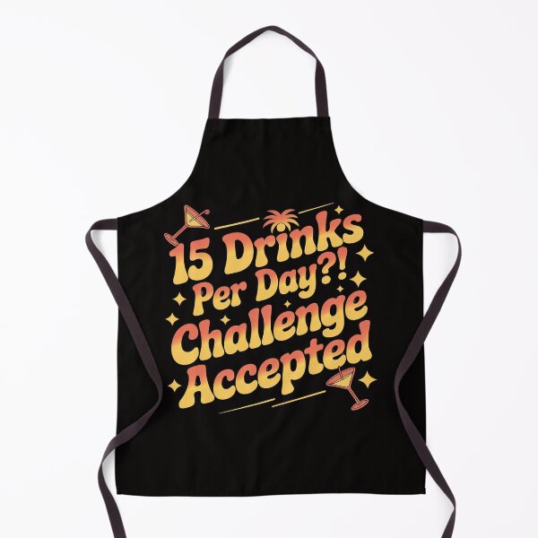 Item preview, The Vacation Station Drink Package Challenge Accepted Black designed and sold by BotboutiquePre.