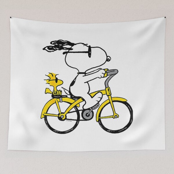 Item preview,  Peanutss - Snoopys Woodstock Riding Bike Love designed and sold by LisaYang1.