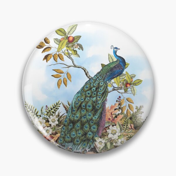Item preview, #peacock #peacockart #peacockillustration #flowerart designed and sold by letsgow8th.