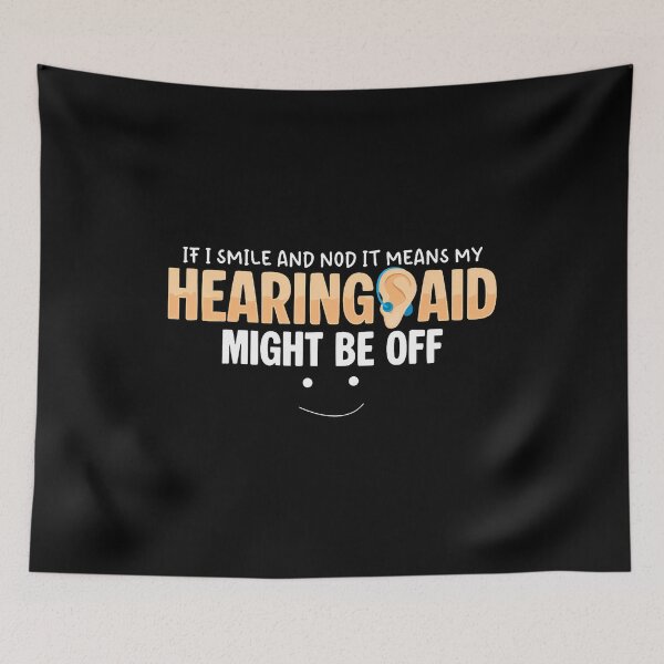 Item preview, If I Smile And Nod Hearing Aids designed and sold by FloraVenita.