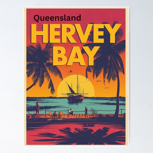 Item preview, Bahía de Hervey Queensland designed and sold by PamLeeDesign.