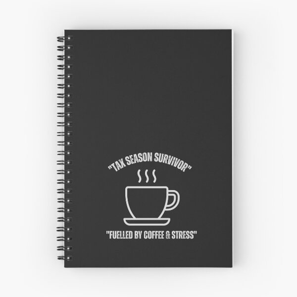 Item preview, Tax Season Survivor - Fuelled By Coffee & Stress ,T-Shirt designed and sold by arceeddesign.