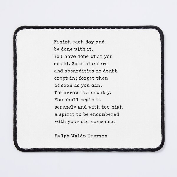 Item preview, Finish Each Day and be done with it. designed and sold by corbrand.