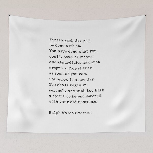 Item preview, Finish Each Day and be done with it. designed and sold by corbrand.